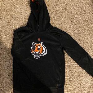 Dri-Fit NFL Team Apparel Bengals Hoodie, YLG